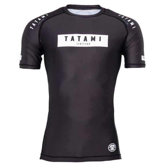 Rashguard - Tatami Fightwear - 'Athlete' - Kortærmet - Sort