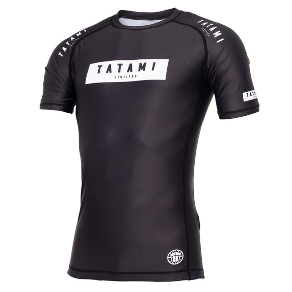 Rashguard - Tatami Fightwear - 'Athlete' - Kortærmet - Sort
