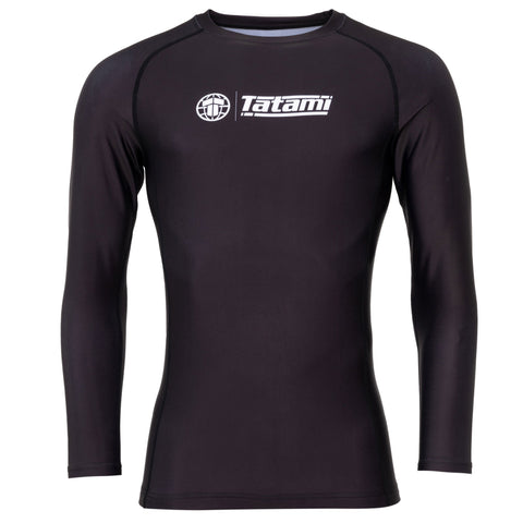 Rashguard - Tatami Fightwear - 'Impact' - Langærmet - Sort