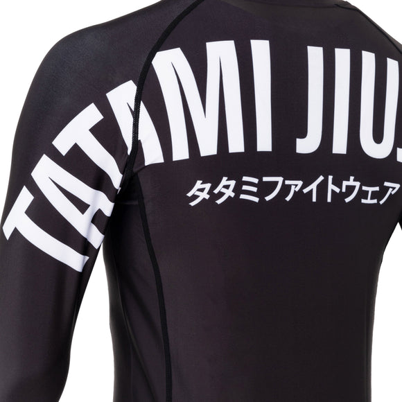 Rashguard - Tatami Fightwear - 'Impact' - Langærmet - Sort