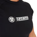 Rash Guard - Dame - Tatami Fightwear - 'Impact' - Kortærmet - Sort