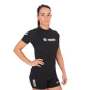 Rash Guard - Dame - Tatami Fightwear - 'Impact' - Kortærmet - Sort