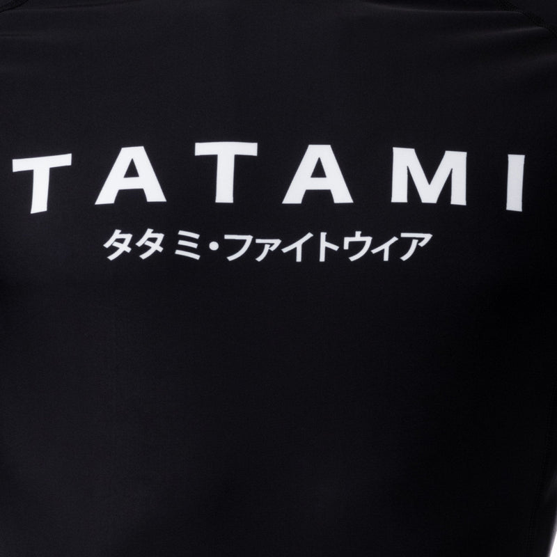 Rashguard - Tatami Fightwear - 'Katakana' - Langærmet - Sort