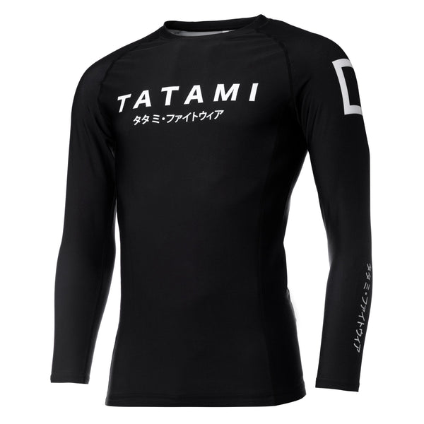 Rashguard - Tatami Fightwear - 'Katakana' - Langærmet - Sort