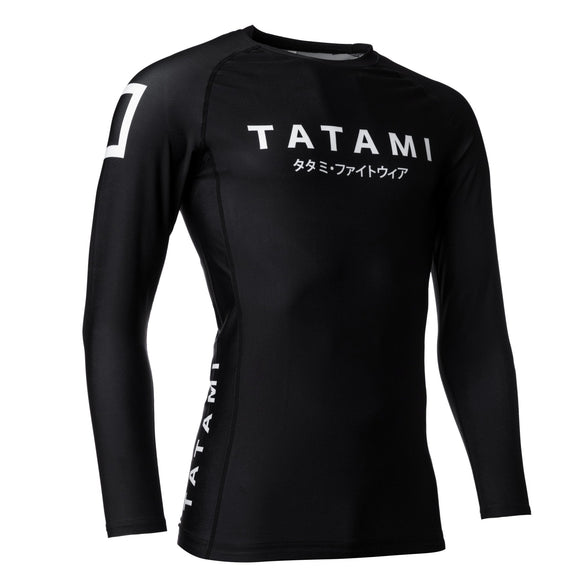 Rashguard - Tatami Fightwear - 'Katakana' - Langærmet - Sort