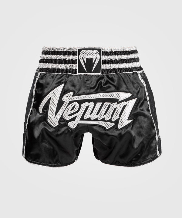 Muay Thai Shorts - Venum - 'Absolute 2.0' - Sort/Sølv