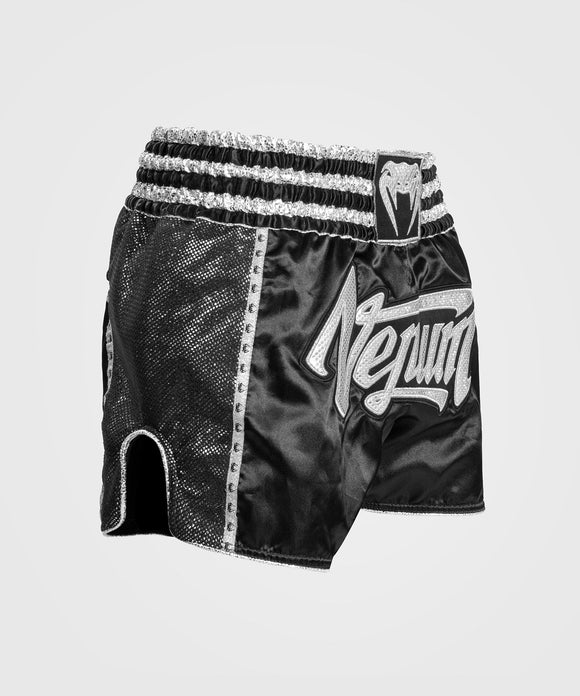 Muay Thai Shorts - Venum - 'Absolute 2.0' - Sort/Sølv