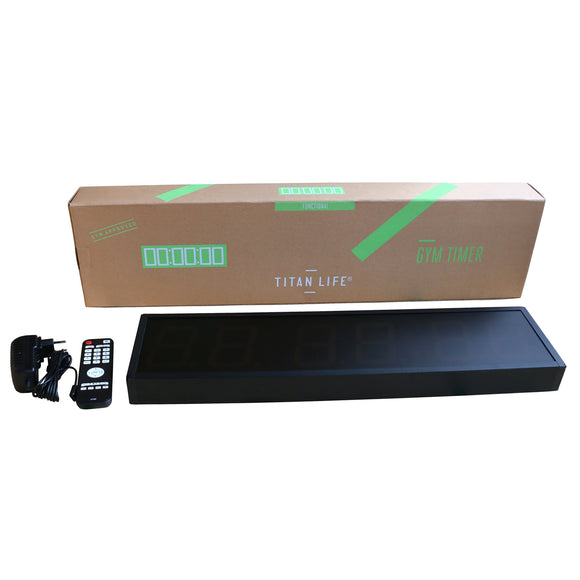 Gym Timer - Titan Life Pro - Inkl. Fjernbetjening - Sort