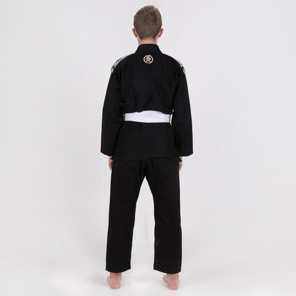 Bjj Dragt - Gi Børn - Tatami Fightwear - 'Nova' - Sort