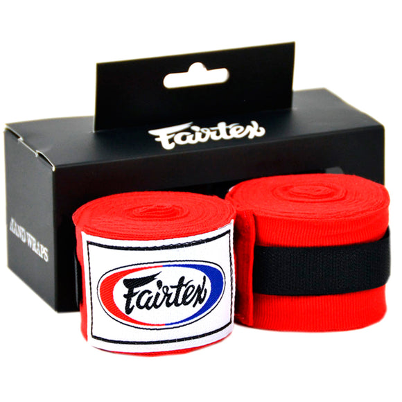 handwraps - Fairtex - 'HW2' - 4.5m - Rød