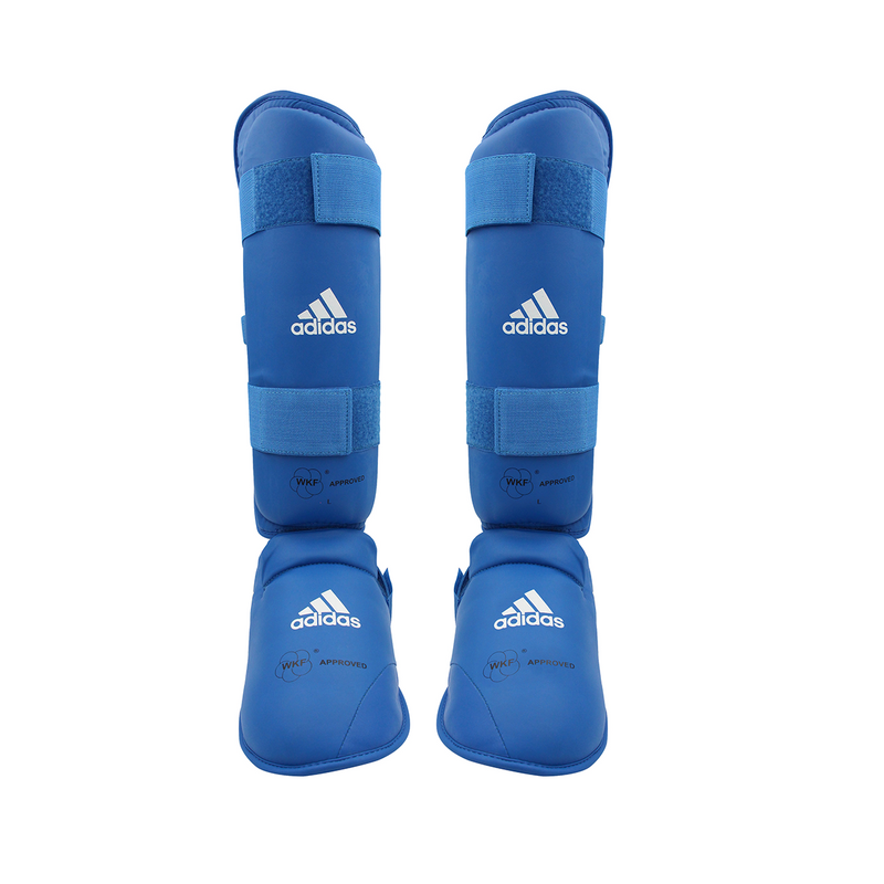 Benbeskytter - Adidas Karate - WKF - Blå