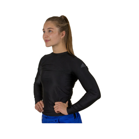 Adidas Rashguard - Lange Ærmer - Sort