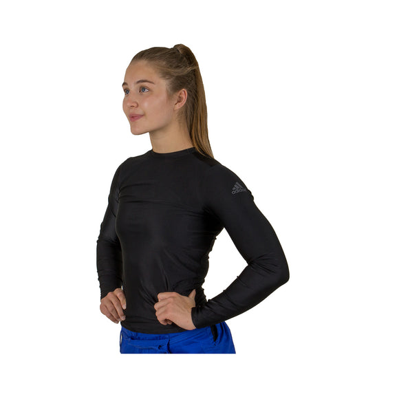 Adidas Rashguard - Lange Ærmer - Sort
