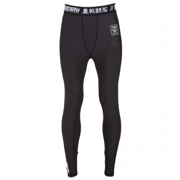 Grappling Tights - Tatami Spats - Tatami Black Nova Spats - Kids