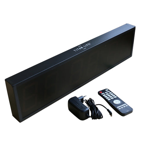 Gym Timer - Titan Life Pro - Inkl. Fjernbetjening - Sort