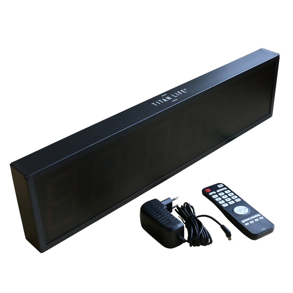 Gym Timer - Titan Life Pro - Inkl. Fjernbetjening - Sort