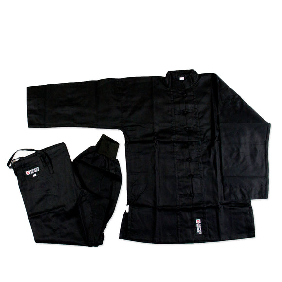 Kung Fu dragt - Nippon Sport Kung Fu dragt bomuld Sort