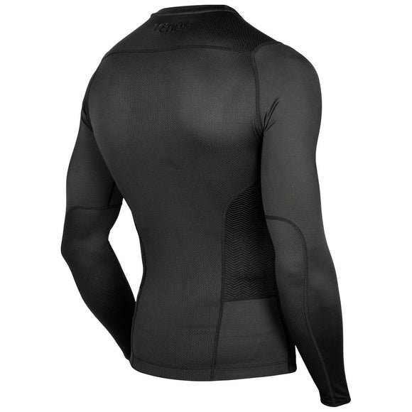 Rash Guard - Venum - 'G-Fit' - Lange ærmer - Sort