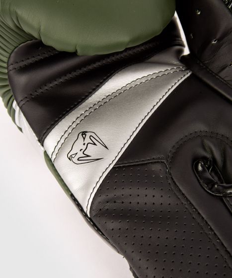 Boksehandsker - Venum - 'Elite Evo' - Khaki/Sølv