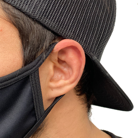 Mundbind - Nippon Sport - 'Passion Logo' - Sort