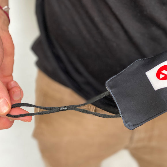 Mundbind - Nippon Sport - 'Nippon Logo' - Sort