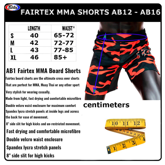 Muay Thai Shorts - Fairtex - 'AB13' - Wild