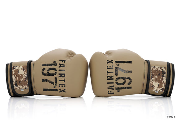 Boxing Gloves - Fairtex - BGV25 - 'F-DAY 2' - Brown