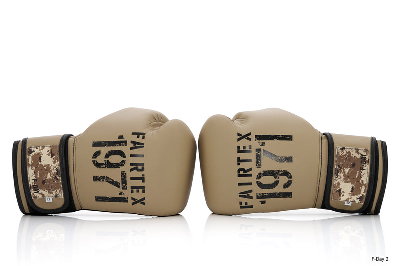 Boxing Gloves - Fairtex - BGV25 - 'F-DAY 2' - Brown