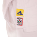 Judo Uniform  - Adidas Judo - 'Champion 2.0' - Slim Fit - - Hvid-Gul