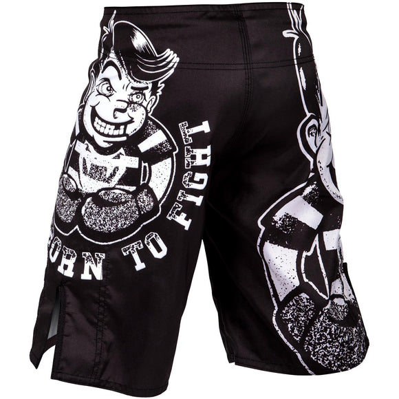 MMA Shorts - Børn - Venum - 'Born to Fight' - Sort