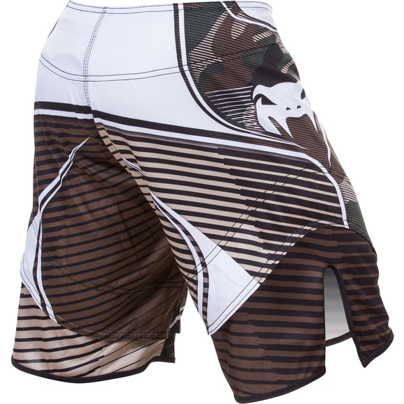MMA Shorts - Venum - 'Camo Hero Fight' - Brun