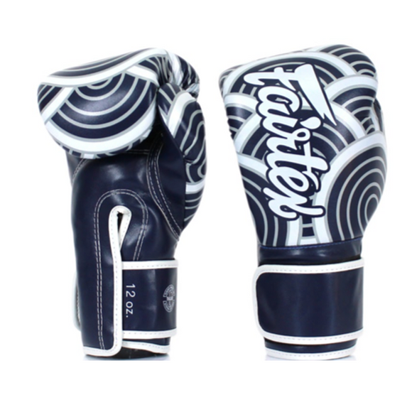 Boksehandsker - Fairtex - 'BGV 14 BLU' Japanese art - Blå