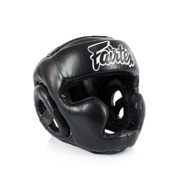 Boxing Helmet - Kids - Fairtex - Black
