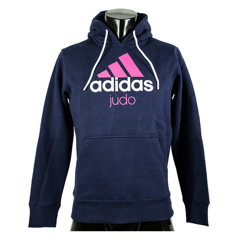 Hættetrøje - Adidas Judo - 'Judo Hoodie' - Blå-Pink