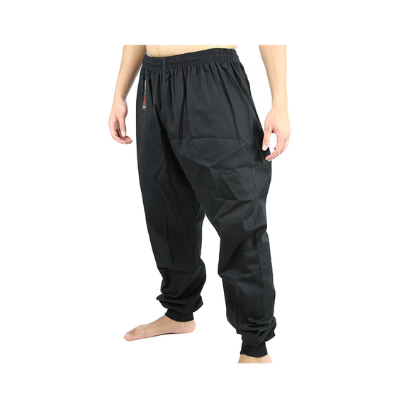 Kung-Fu Bukser - Hayashi - Bomuld - sort