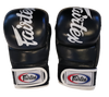Mma gloves - Fairtex - 'FGV18' - Black/White