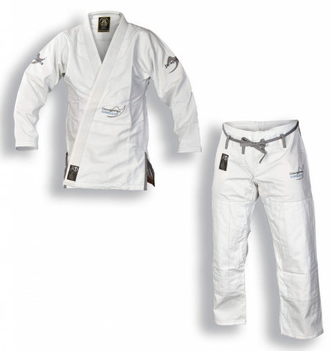 Ju Sports - BJJ Pearl Competition Superlight - Hvid - A2