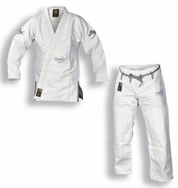 Ju Sports - BJJ Pearl Competition Superlight - Hvid - A2