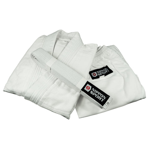 Judo Uniform  - Nippon Sport - Tiger - Hvid