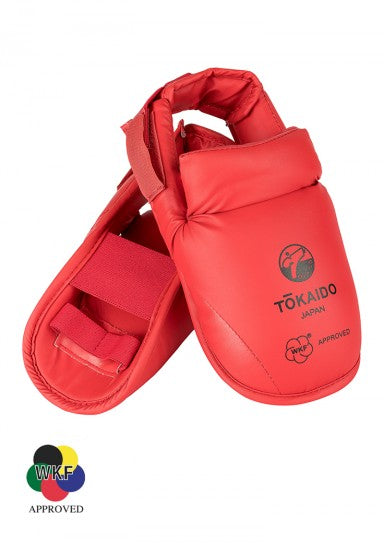 Karate foot protector - Tokaido WKF karate foot protector - Red