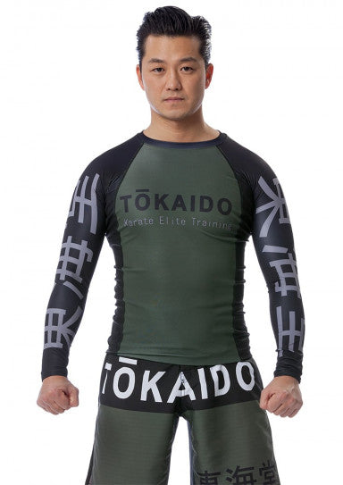 Rashguard - Tokaido Athletic Elite Training - Olive/Green