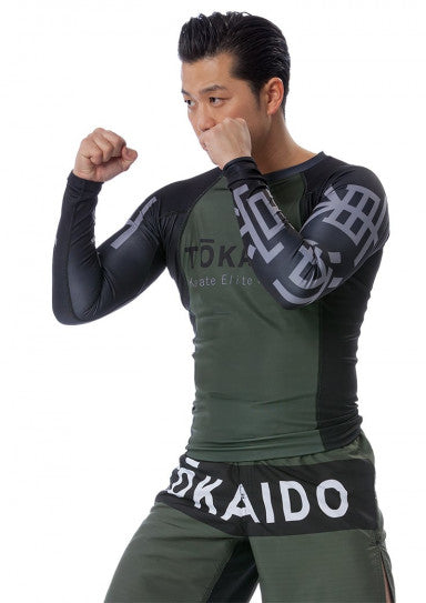 Rashguard - Tokaido Athletic Elite Training - Olive/Green