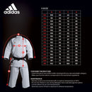 Karate Dragt - Gi - Adidas Karate - 'Champion' - WKF - Hvid