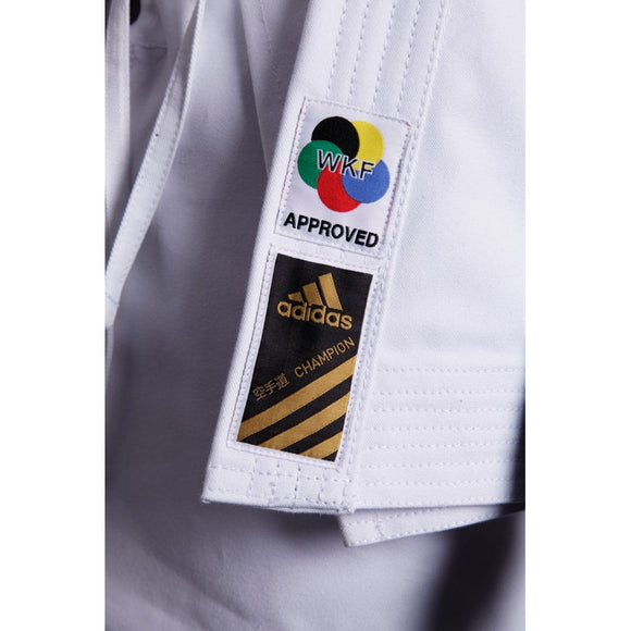 Karate Dragt - Gi - Adidas Karate - 'Champion' - WKF - Hvid