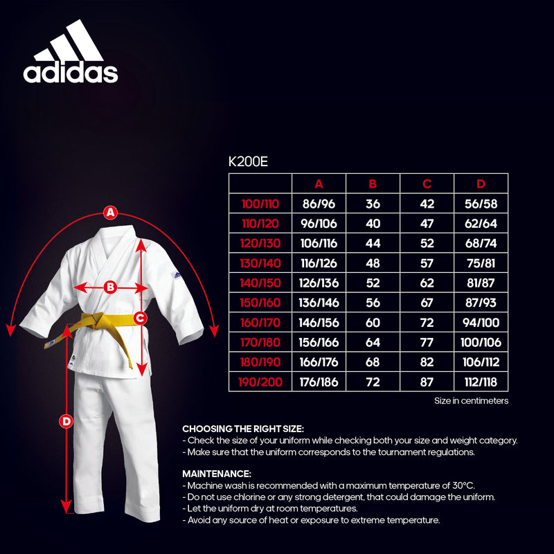 Karatedragt - Adidas - K200E - Evolution