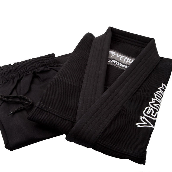 Bjj Dragt - Gi - Børn - Venum - 'Contender' - Sort