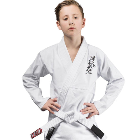 BJJ Gi - Venum - Contender Kids - Hvid