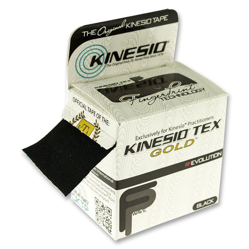 Kinesiotape - Kinesio Tex - 'Tex Gold FP 5m' - 5CM - Sort
