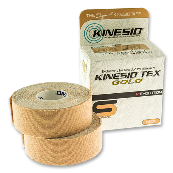 Kinesio Tex Gold Beige 2 ruller á 2,5 cm x 5 m 