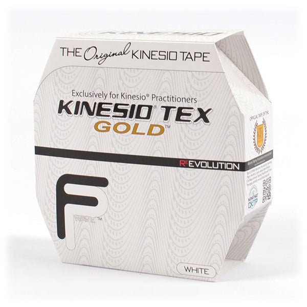 Kinesiotape - Kinesio Tex - 'Tex Gold FP 31,5m' - 5CM - Hvid